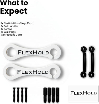 15cm Door Stay - 2 Pack - With Hardware