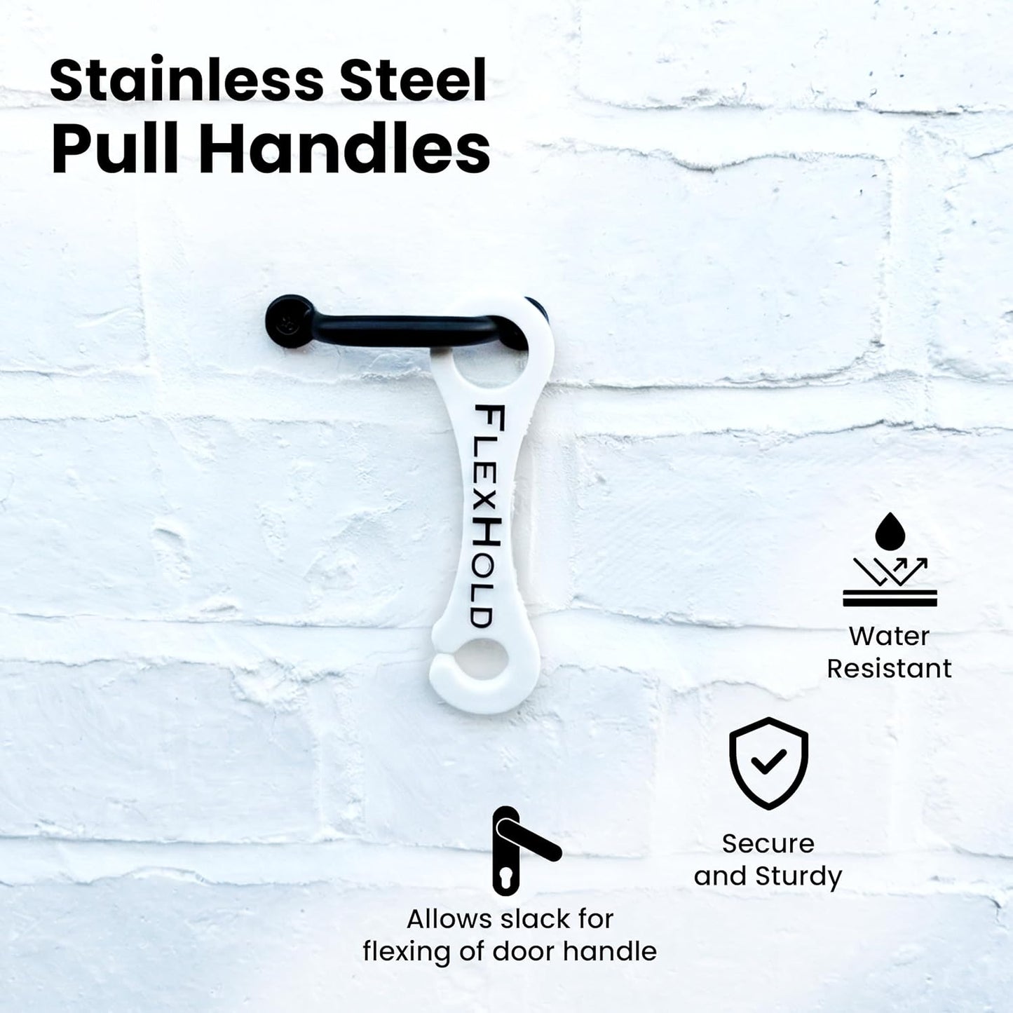 15cm Door Stay - 2 Pack - With Hardware