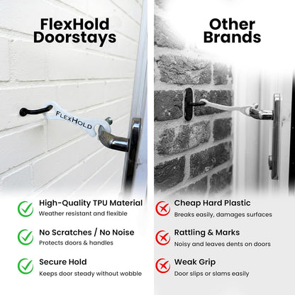 15cm Door Stay - 2 Pack - With Hardware